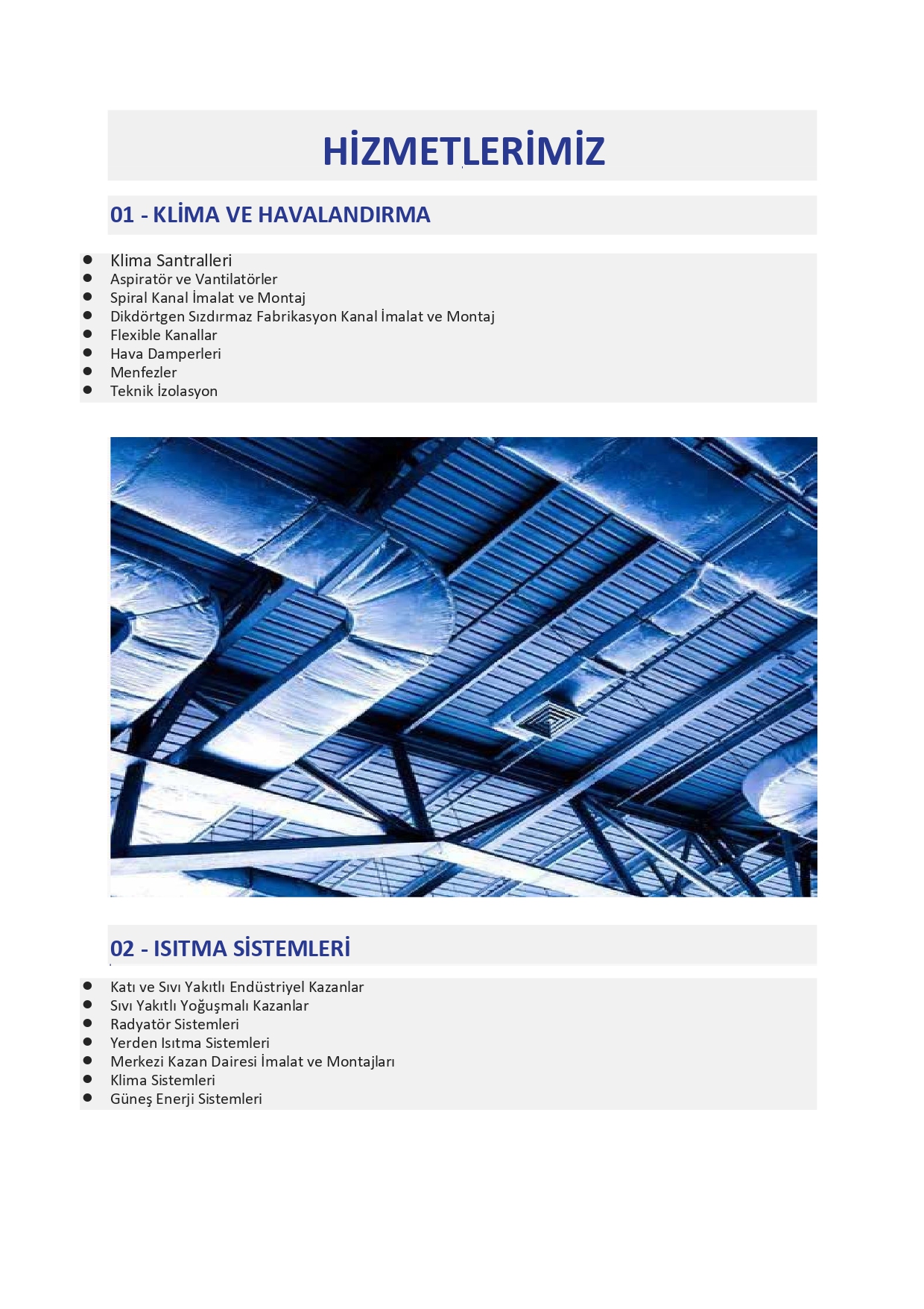 Klima ve Havalandırma 